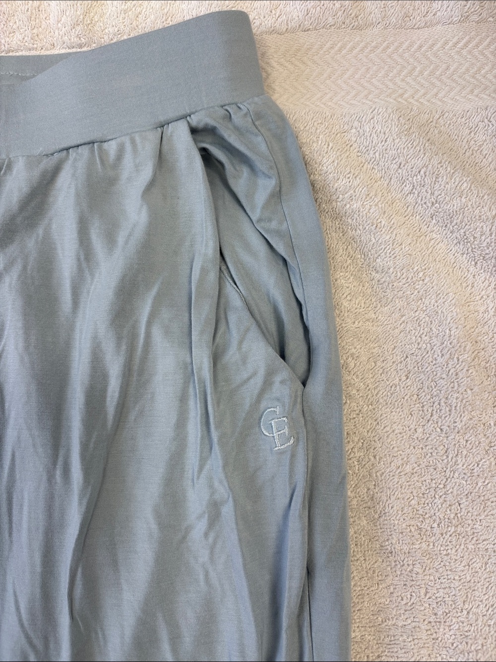 Cozy Earth Light Blue Women's Lounge Pajama Pants - Picture 3 of 4